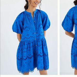 Tallulah eyelet mini dress from anthropology